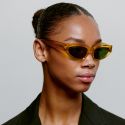 A Kjaerbede Ella Sunglasses - Yellow Transparent