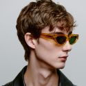 A Kjaerbede Ella Sunglasses - Yellow Transparent