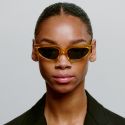 A Kjaerbede Ella Sunglasses - Yellow Transparent