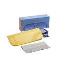 OKKIA Alessio Sunglasses - Midnight (Blue Lens)
