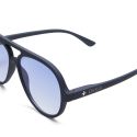 OKKIA Alessio Sunglasses - Midnight (Blue Lens)