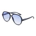 OKKIA Alessio Sunglasses - Midnight (Blue Lens)