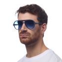 OKKIA Alessio Sunglasses - Midnight (Blue Lens)