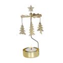 Pluto Design Christmas Tree Rotary Candle Holder