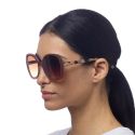 OKKIA Anna Sunglasses - Pink Light Havana (Brown Lens)