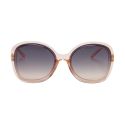 OKKIA Anna Sunglasses - Transparent Pale Pink