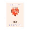 East End Prints Aperol Spritz Time A3 Print