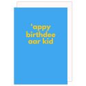 Appy Birthdee Aar Kid Card