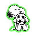 Peanuts Sticker Snoopy Soccer