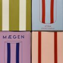 MAEGEN Atina Glass Tumbler - Blue & Red