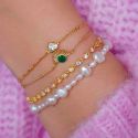 ENAMEL Copenhagen Soleil Bracelet - Petrol Green