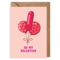 Balloons Valentines Card