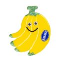 Greeting Life Puffy Toy Sticker - Banana