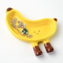 Ceramic Trinket Dish - Banana