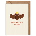 Bat Fangtastic Birthday Card