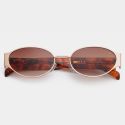 A Kjaerbede Bella Sunglasses - Rosegold Havana
