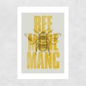East End Prints Bee More Manc A3 Print