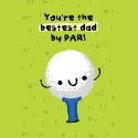 Best by Par Father's Day Card