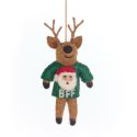 Felt So Good BFF Reindeer Christmas Decoration