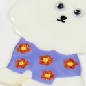 Greeting Life Puffy Toy Sticker - Bichon Frise