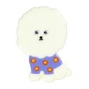 Greeting Life Puffy Toy Sticker - Bichon Frise