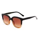 A Kjaerbede Billy Sunglasses - Black/Brown Transparent
