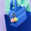Bon Ton Toys Smiley Corduroy Keychain - Blue