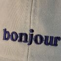 Bonjour Slogan Cap
