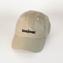 Bonjour Slogan Cap