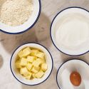 Falcon Enamelware 6 Piece Prep Set - White with Blue rim