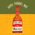 Budwiser Father's Day Card