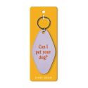 Can I pet your dog? Retro Keyring