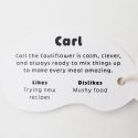 Ohh Deer Silly Bean Keyring - Cauliflower