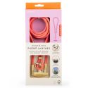 Kikkerland Charge & Carry Phone Lanyard Pink