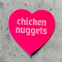 Silver Spider Sticker - Chicken Nuggets