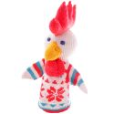 ChunkiChilli Chicken Knitted Hand Puppet