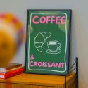 Coffee & Croissant Print