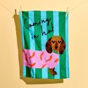 HiJinx Tea Towel - Coming in Hot Sausage Dog