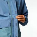 Cotopaxi Men's Rayu Rain Jacket - Steel Blue & Everglade