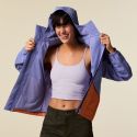 Cotopaxi Women's Rayu Rain Jacket - Aster & Grapefruit