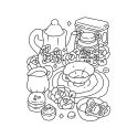 Cute 'n' Cozy Colouring Book
