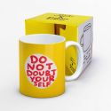 David Shrigley Do Not Doubt Yourself Mug