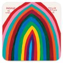 David Shrigley Home Is Where Your Stuff Is Coaster