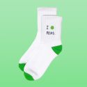 David Shrigley Peas Socks - Small