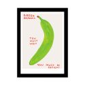 David Shrigley Green Banana A5 Postcard Print