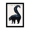 David Shrigley Skunk A5 Postcard Print