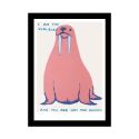 David Shrigley I Am The Walrus A5 Postcard Print