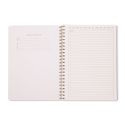 Designworks Tulip A4 Twin Wire Notebook - Wavy Blue