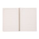 Designworks Tulip A4 Twin Wire Notebook - Wavy Blue