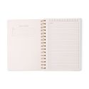 Designworks Ink Tulip A5 Twin Wire Notebook - Blue Lattice